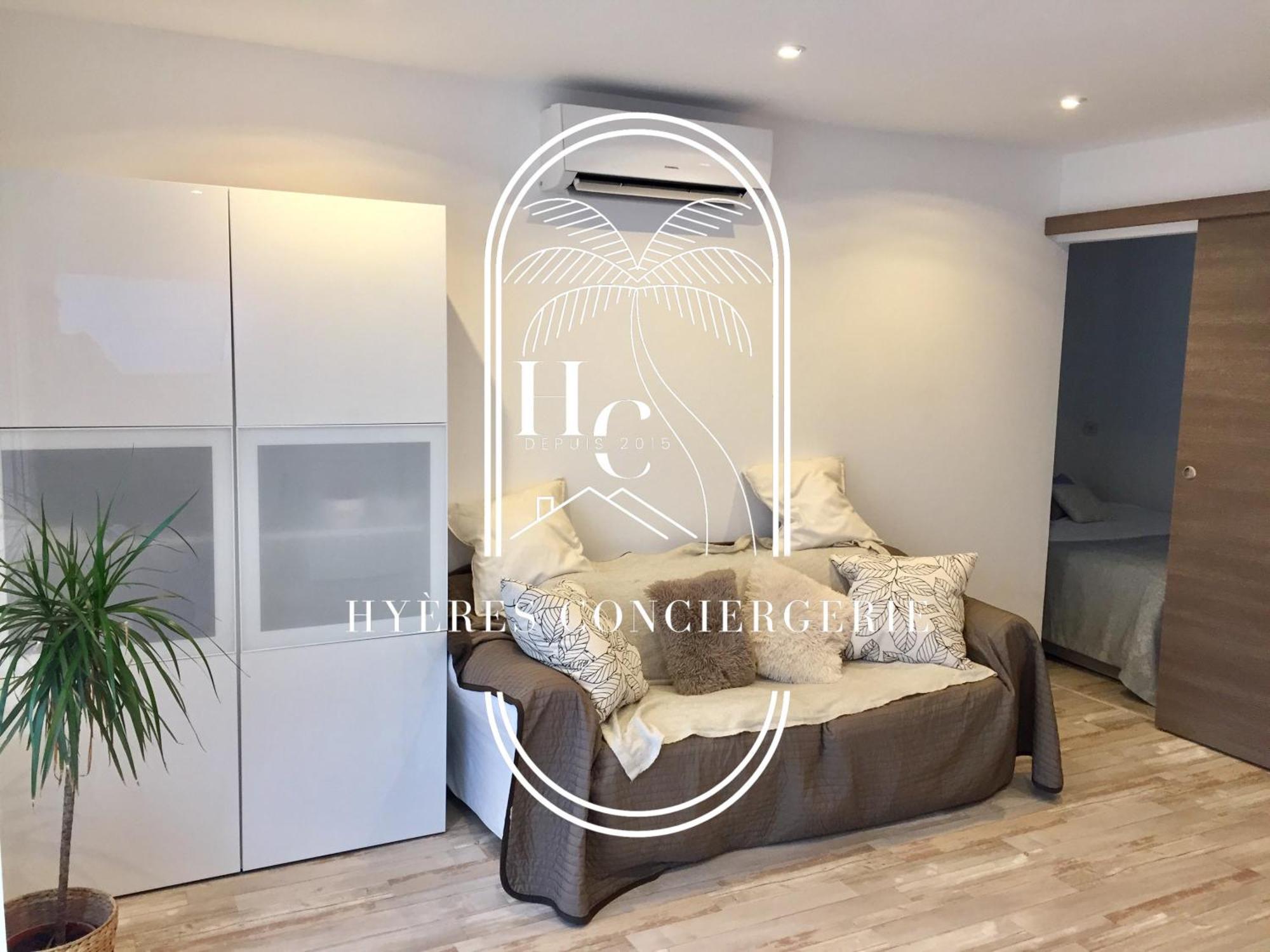 T2 Cocconing- Clim Pk Wifi- Costebelle-5Min Plage By Hc Йер Экстерьер фото